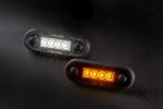 LED Positionsleuchte zweifarbig weiß-amber 12-24v 0,15m Kabel – Bild 2