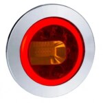 Links | LED-Kombileuchte 120mm. Einbau | 12-24v | 1.5m. Kabel | VC-2911