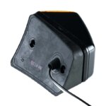 LED Volvo Oberlampe amber abgewinkelter Bügel 24v | MV-7102A – Bild 4