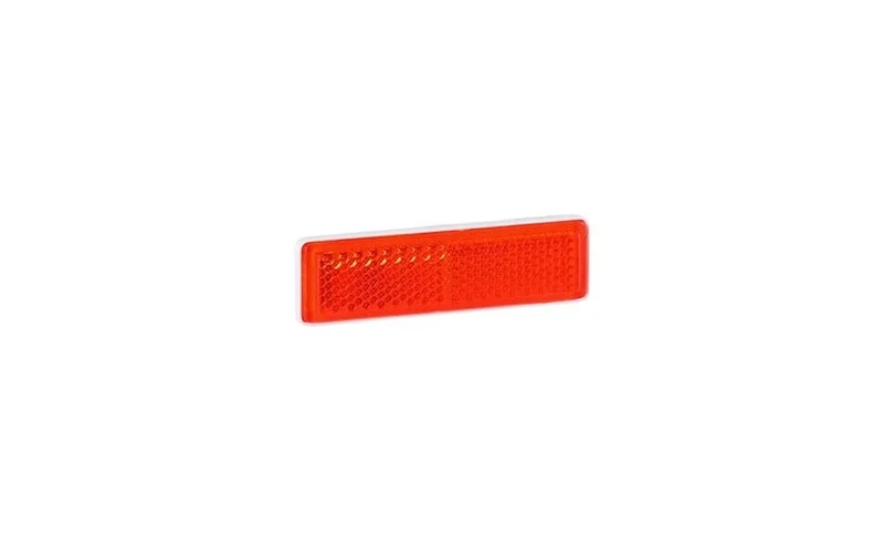 Reflektor rot 19x69mm Klebemontage (nur pro 20 Stück) | UO 089