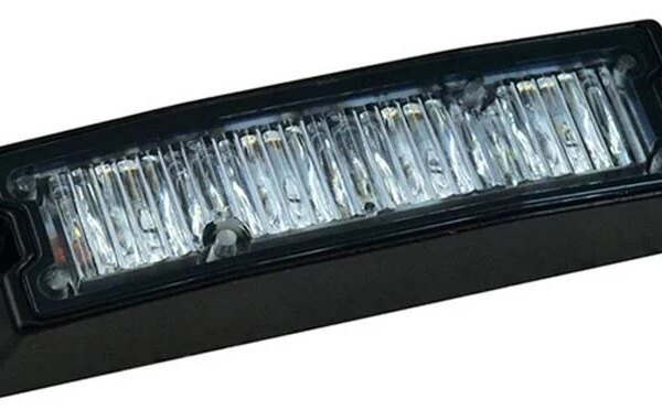 LED Blitzer 4 LEDs | R65 | slimline | amber | 10-30v | SLED4DVAR65