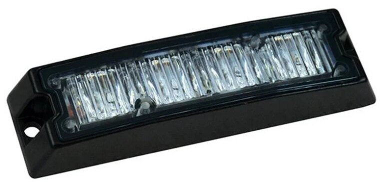 LED Blitzer 4 LEDs | R65 | slimline | amber | 10-30v | SLED4DVAR65