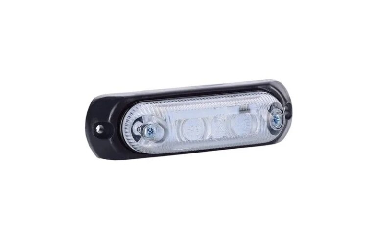 LED Positionsleuchte weiß mit Bügel | 12-24v | 50cm. Kabel | MV-4090W