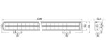 LED bar The Geminus 4 32.400 Lumen - 106cm. - 9-36v - IP69K | LC1-360324 – Bild 10