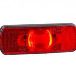 LED Positionsleuchte neonrot | 12-24v | 50cm. Kabel | MV-3300R