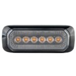 LED Blitzer + Halo-Ring, amber-weiß 12-24v – Bild 4