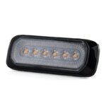 LED Blitzer R65 + Halo-Ring, gelbe farben 12-24v – Bild 3