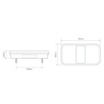 Bremslicht | Rücklicht | Reflektor | Nummernschildbeleuchtung | 12v | Duo-Pack | 149BARLP2 – Bild 4