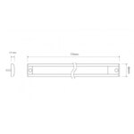 LED Innenbeleuchtung | mit Touch Control | silber | 77cm | 12v | kaltes weißes Licht | 40770S-12 – Bild 4