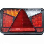 Links | LED Rücklicht mit Kennzeichenleuchte CAN-bus-roof | 12v | 6-Funktionen 6-PIN | VC-4511B6CAN