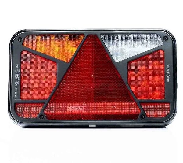 Links | LED Rücklicht mit Kennzeichenleuchte CAN-bus-roof | 12v | 6-Funktionen 6-PIN | VC-4511B6CAN