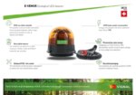 LED Rundumleuchte R65 amber 12-24v Magnetbefestigung, Doppelblitzer | D16153 – Bild 2