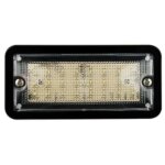 LED Innenbeleuchtung | schwarz | 24v | kaltes weißes Licht | 148BW24