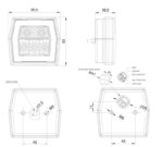 LED Kompaktes Rücklicht mit Kennzeichenbeleuchtung | 12-36v | 5-PIN | V10C4-740B5 – Bild 2