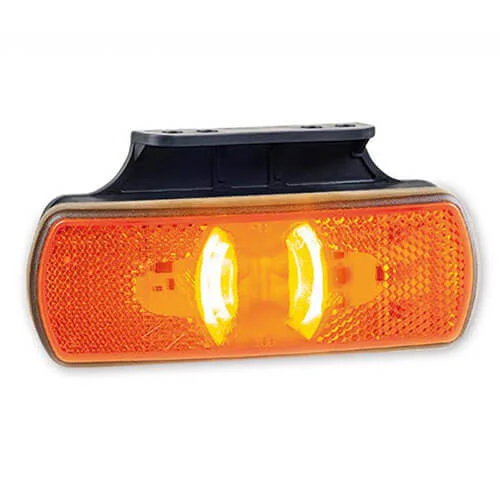 LED-Seitenmarkierungsleuchte mit Blinklichtfunktion | 12-36v | 50cm. Kabel | M14ZK-350A