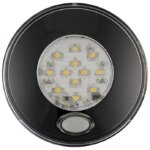 LED Innenbeleuchtung | mit Schalter | schwarz | 12v | warmweißes Licht | 79BWR12
