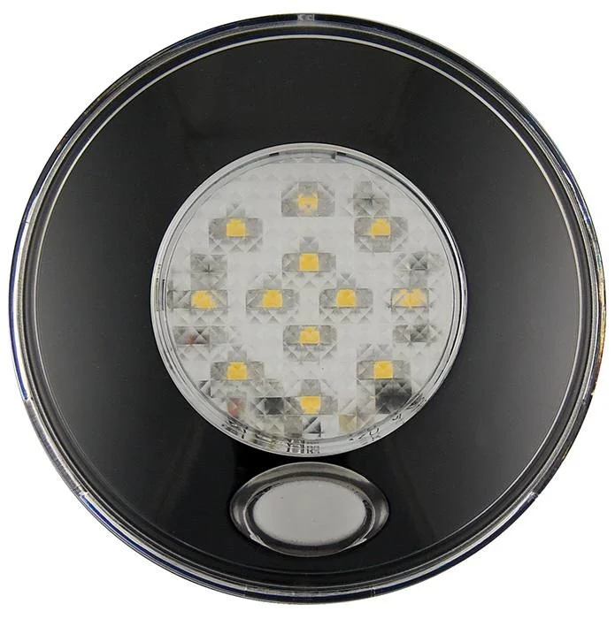 LED Innenbeleuchtung | mit Schalter | schwarz | 12v | warmweißes Licht | 79BWR12
