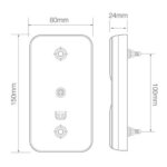 LED Rücklicht kompakt | 12-24v | 10m Kabel | 150ARME10 – Bild 3