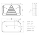 Links | LED Rücklicht ohne Kennzeichenleuchte | 12-36v | 100cm. Kabel | V10C5-511 – Bild 5