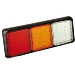 LED Rücklicht mit schwarzem Rand | 12-24v | 40cm Kabel | 80BRAWME