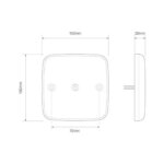 LED Kompaktes Rücklicht ohne Kennzeichenbeleuchtung | 12v | 30cm Kabel | 98BAR – Bild 3