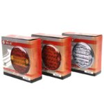 LED Slimline Hamburger Nebelscheinwerfer | 12-24v | 150cm. Kabel | VM-140 – Bild 3