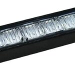 R65 Slimline LED Blitzer | 6 LEDs | Gelb | 10-30v | SLED6DVAR65