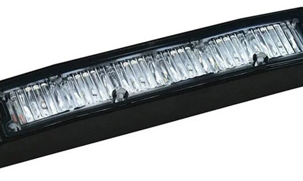 R65 Slimline LED Blitzer | 6 LEDs | Gelb | 10-30v | SLED6DVAR65
