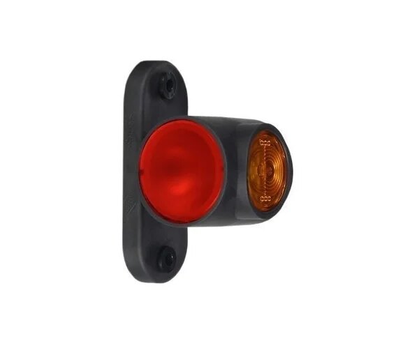 LED Begrenzungsleuchte rot-weiß-amber | 12-24v | 50cm. Kabel | MB-4700RWA