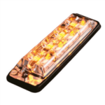 Ultraflacher Slimline LED Blitzer 4 LEDs | R65 | Gelb | 175cm Kabel | 10-30v | S11F4002-225 – Bild 2