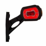 LED Begrenzungsleuchte rechts mit Alarm rot-weiß-amber 12-24v | MBA-2732RWA