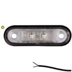 LED Umrissleuchte amber | 12-24v | 50cm Kabel | M10MV-200A