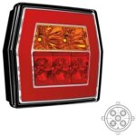 LED Kompaktes Rücklicht ohne Kennzeichenbeleuchtung | 12-36v | 5-PIN | V10C3-720B5