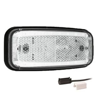 LED Positionsleuchte weiß | 12-24v | 1.5mm². Stecker | MV-1220W