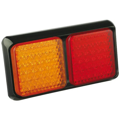 LED Rücklicht mit schwarzem Rand | 12-24v | 40cm Kabel | 80BARME