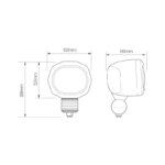 LED RED Line Arbeitsscheinwerfer | 6 Watt | 10-80v | 62RP6BM – Bild 2