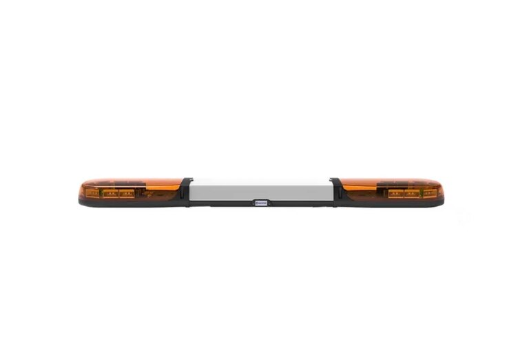 LED Warnbalken amber | 13 Serie | ECE-R65 amber | weiß Mitte | 1250mm | 16 LE | 13-01009-E