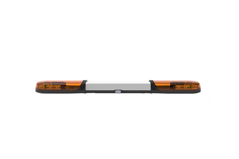 LED Warnbalken amber | 13 Serie | ECE-R65 amber | weiß Mitte | 1250mm | 16 LE | 13-01009-E