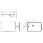Rechts | LED Rücklicht mit Rückfahrlicht | 12v | 5-PIN | VC-2712B5 – Bild 9