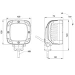 LED Arbeitsscheinwerfer ADR | 1300 Lumen | ECE-R23 | WR-3602ADR – Bild 2