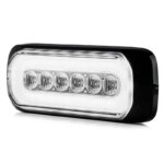 LED Blitzer + Halo-Ring, amber-weiß 12-24v – Bild 3