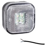 LED Positionsleuchte weiß | 12-24v | 50cm Kabel | M10MV-900W