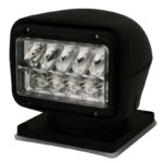 LED Suchscheinwerfer | drehbar mit Fernbedienung | 2250 Lumen | 12-24v | schwarz | EW3010