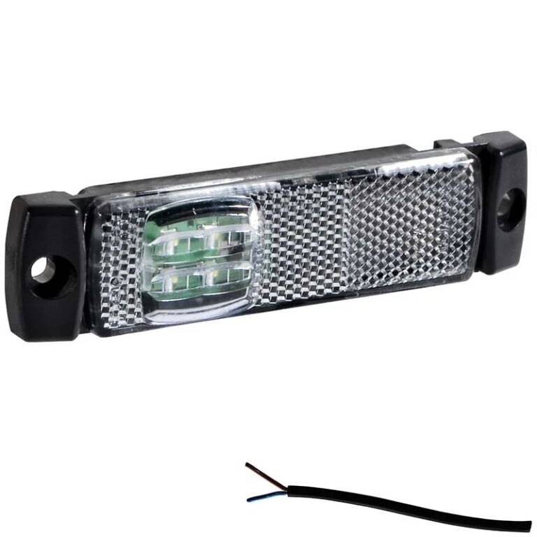 LED Positionsleuchte weiß | 12-24v | 50cm Kabel | M10MV-190W