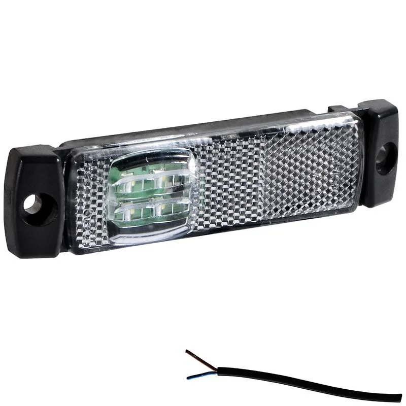 LED Positionsleuchte weiß | 12-24v | 50cm Kabel | M10MV-190W