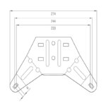 LED Leuchtbalk | R65 | 862mm | komplett blinkend | 10-30v | EQBT862R65A – Bild 6