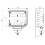 LED Arbeitsscheinwerfer | 6200 Lumen | 60 Watt | IP69K | eingebauter Deutsch Stecker | WF-6062 – Bild 7