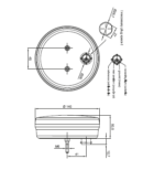 LED Rücklicht | 12-36v | 100cm Kabel | V10C2-810 – Bild 4