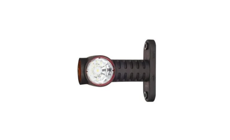 LED Begrenzungsleuchte rot-weiß-amber | 12-24v | 50cm. Kabel | MB-4830RWA