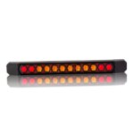 LED Rücklicht Slimline Universelles dynamisches Blinklicht Kabel 24V 50cm Kabel – Bild 2